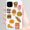 Decorative-Mobile-Tablet-Sticker-–-Garfield-Food-Design-Pack-of-10-Pieces-3