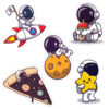 Die-Cut-Mobile-Laptop-Stickers-–-Astronaut-Theme-Pack-of-5-Pieces-1