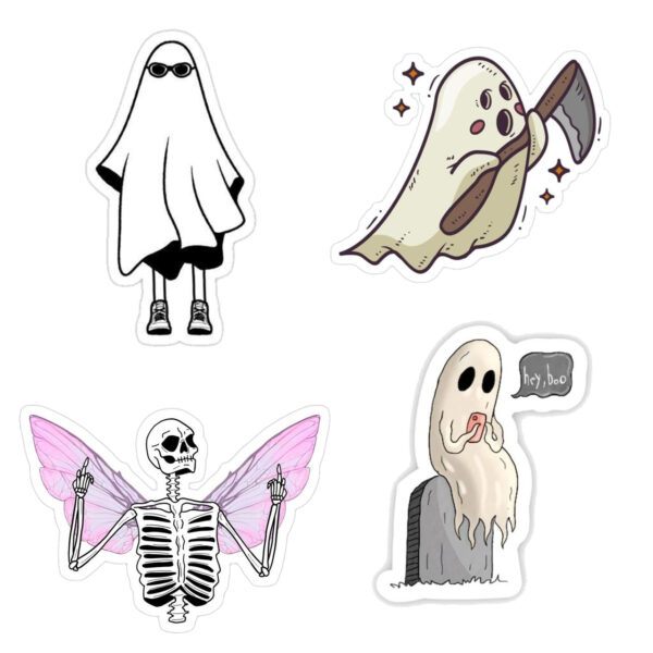 Ghost-Themed-Laptop-Mobile-Stickers-–-Pack-of-4-Pieces-2