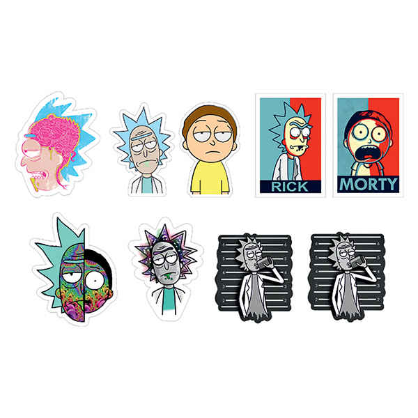 Rick-Morty-Laptop-Mobile-Stickers-–-Pack-of-9-Pieces-5