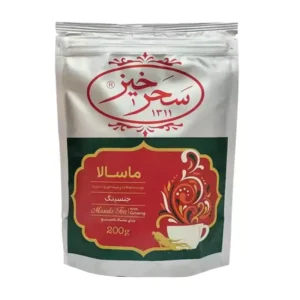 Saharkhiz Ginseng Masala Chai – 200g Pack, Premium Spiced Beverage (4x)