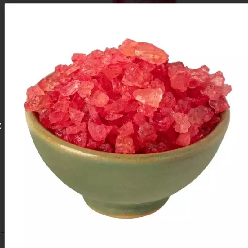 Saharkhiz Saffron & Damask Rose Nabat – Gem-Sized Pieces, 500 g Premium Crystallized Sugar (3x)