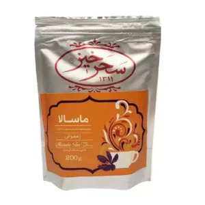 Saharkhiz Saffron Masala Chai – 200g Pack, Premium Spiced Beverage (4x)