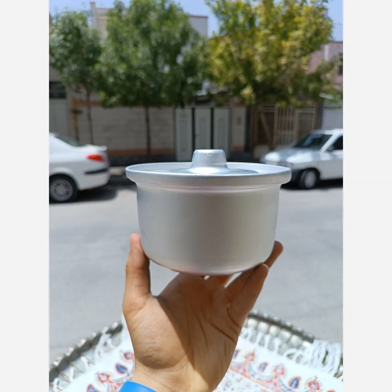 Small Aluminum Pot with Lid for One Person – Compact, Single-Serve Cooking and Storage, Perfect for Food, Yogurt, and Desserts