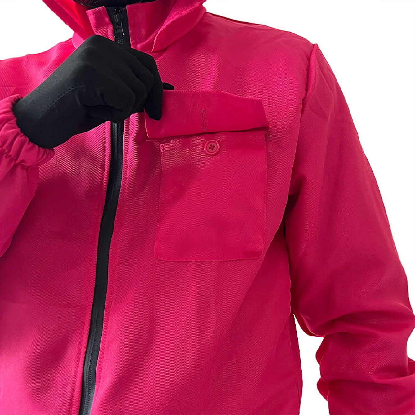 Squid Game Kids Guard Costume Set – 4‑Piece Role‑Play Outfit for Ages 10–12, Parties & Cosplay