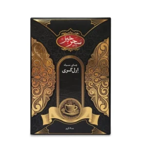 Traditional Aromatic Saharkhiz Earl Grey Tea – High-Quality Black Loose Leaf, Ideal for Hot Tea 400gr