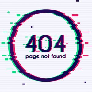Error with glitch effect on screen. Error 404 page not found. Flat design modern vector illustration concept. Error with glitch effect on screen. Error 404 page not found. Flat design modern vector illustration concept.